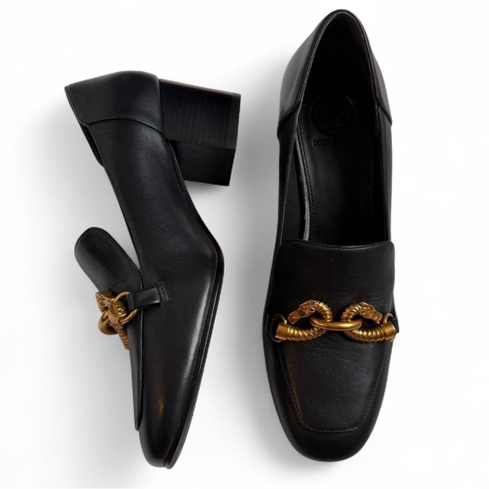 Tory Burch Heeled Loafers — Jessa 50mm NWT! Size 6.5
